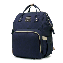 Free Shipping Dark Blue Multi-Function Baby Travel Backpack Mommy Diaper Bags